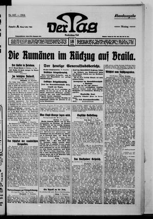 Der Tag vom 18.12.1916