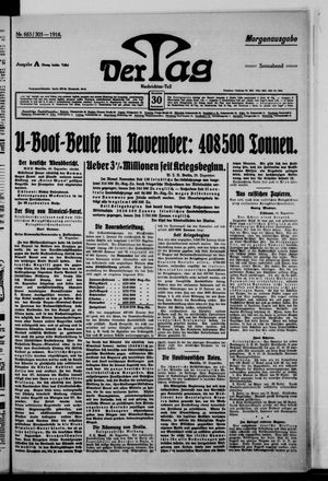 Der Tag vom 30.12.1916