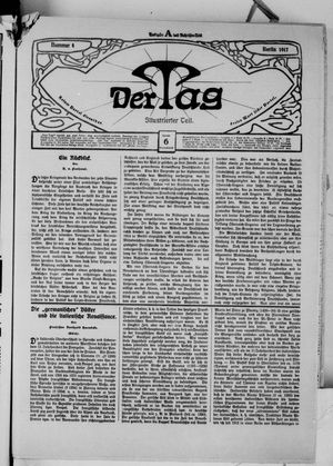 Der Tag on Jan 6, 1917