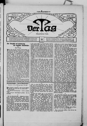 Der Tag vom 14.01.1917