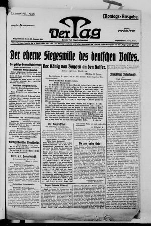 Der Tag vom 15.01.1917