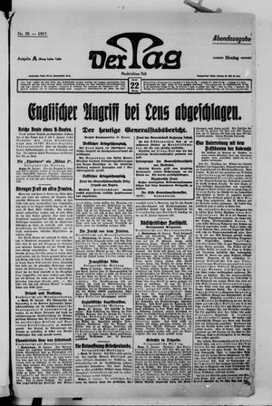 Der Tag on Jan 22, 1917