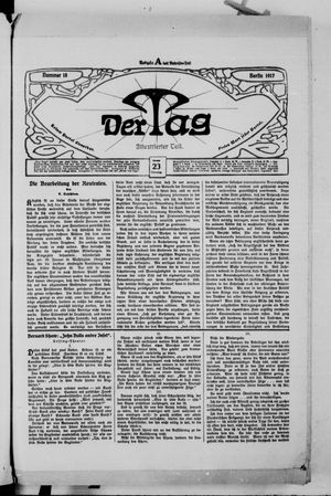Der Tag on Jan 23, 1917