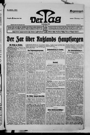 Der Tag on Jan 23, 1917