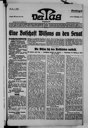 Der Tag on Jan 23, 1917