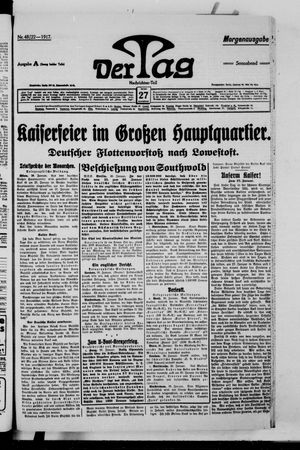 Der Tag on Jan 27, 1917