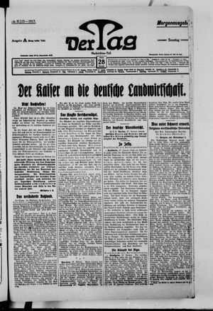 Der Tag vom 28.01.1917