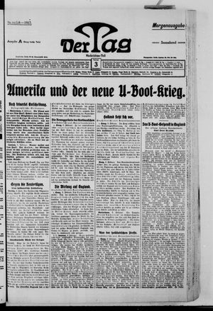 Der Tag vom 03.02.1917