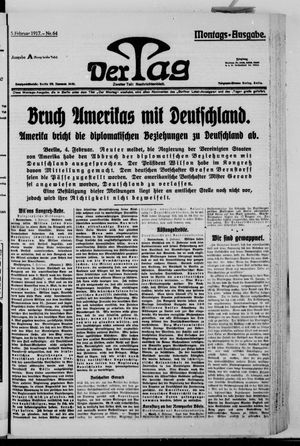 Der Tag vom 05.02.1917