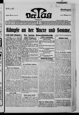 Der Tag vom 05.02.1917