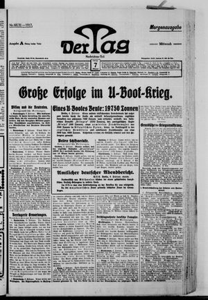 Der Tag vom 07.02.1917