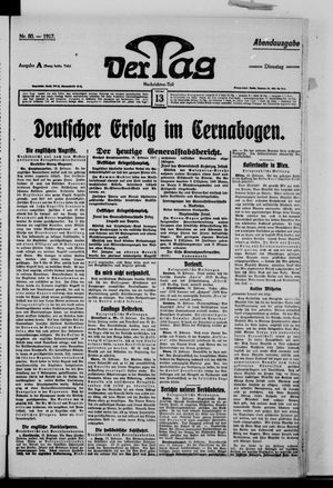 Der Tag vom 13.02.1917