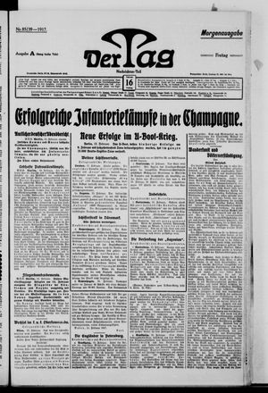 Der Tag on Feb 16, 1917