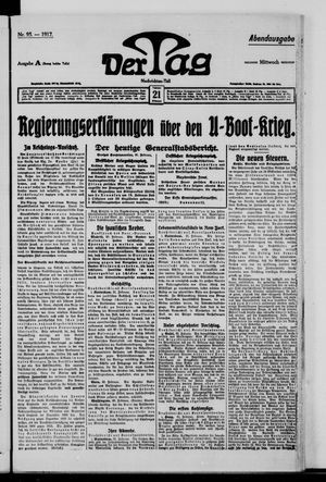 Der Tag vom 21.02.1917