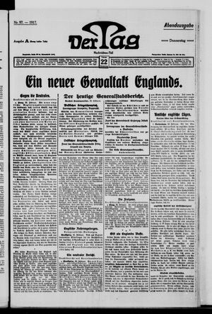 Der Tag vom 22.02.1917