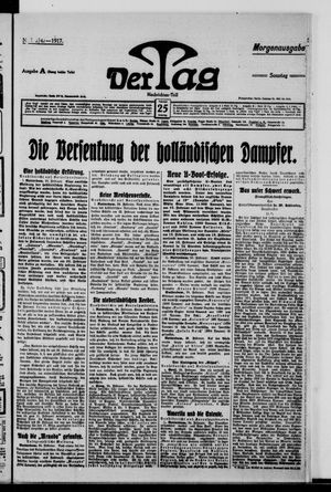 Der Tag vom 25.02.1917