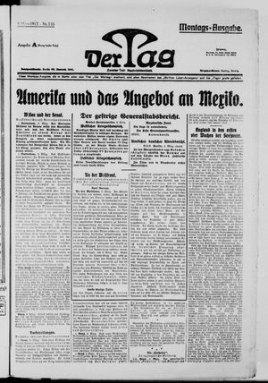 Der Tag on Mar 5, 1917