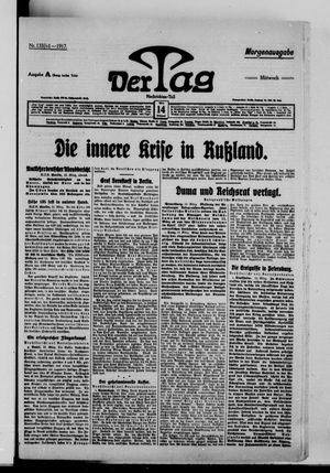 Der Tag vom 14.03.1917