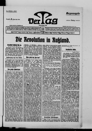 Der Tag on Mar 16, 1917