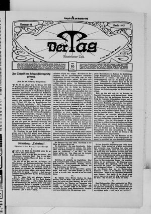 Der Tag on Mar 16, 1917