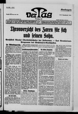 Der Tag vom 17.03.1917