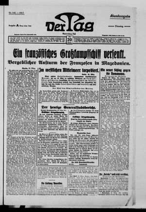 Der Tag on Mar 20, 1917