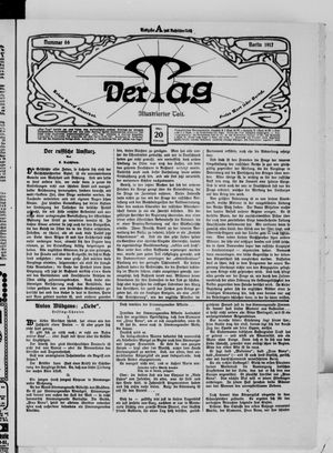 Der Tag on Mar 20, 1917