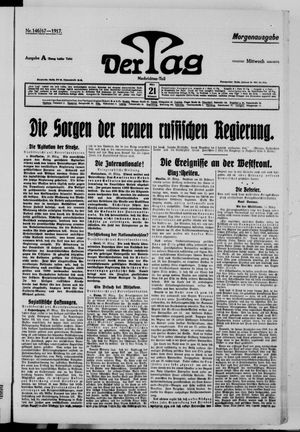 Der Tag on Mar 21, 1917