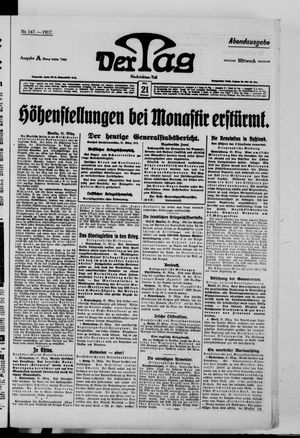Der Tag on Mar 21, 1917