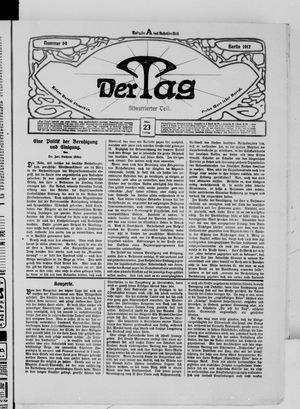 Der Tag vom 23.03.1917