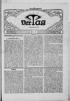 Der Tag on Apr 1, 1917