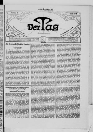 Der Tag on Apr 12, 1917