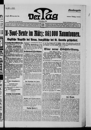 Der Tag vom 13.04.1917
