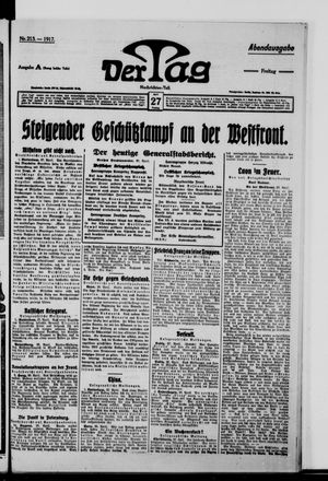Der Tag vom 27.04.1917