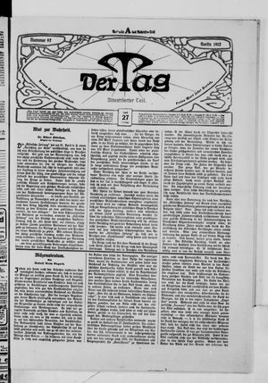 Der Tag vom 27.04.1917