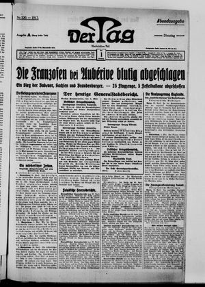 Der Tag on May 1, 1917