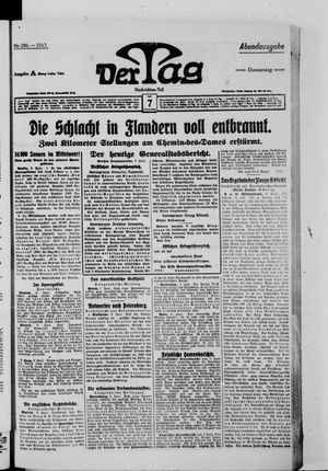 Der Tag on Jun 7, 1917
