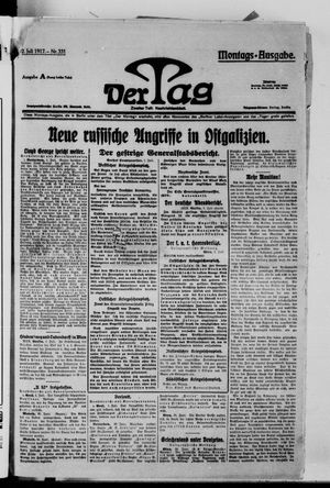 Der Tag on Jul 2, 1917