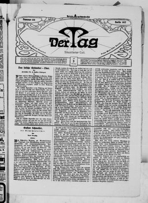 Der Tag on Jul 3, 1917