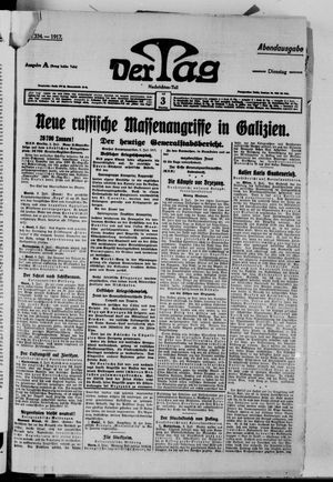 Der Tag on Jul 3, 1917