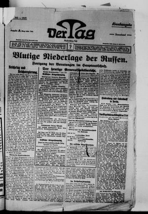 Der Tag vom 07.07.1917
