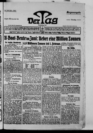 Der Tag vom 10.07.1917