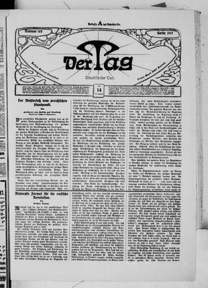 Der Tag on Jul 14, 1917