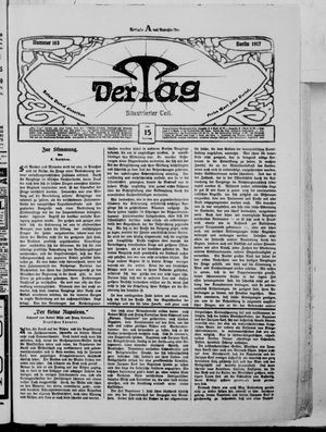 Der Tag on Jul 15, 1917