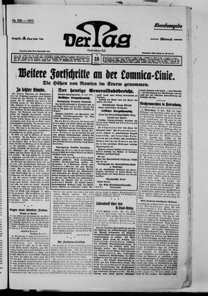 Der Tag vom 18.07.1917