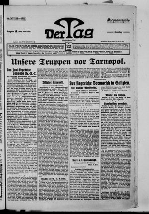 Der Tag vom 22.07.1917