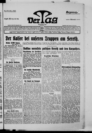 Der Tag on Jul 25, 1917