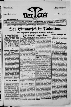 Der Tag on Jul 31, 1917
