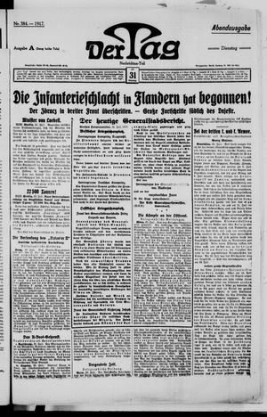 Der Tag on Jul 31, 1917