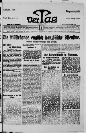 Der Tag on Aug 3, 1917